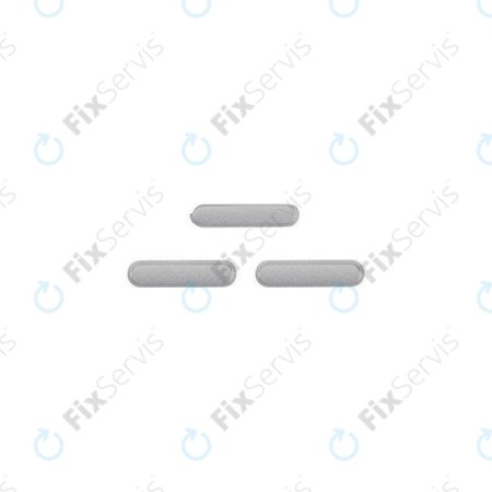 Apple iPad Air 2 - Bočné Tlačidlá (Silver)
