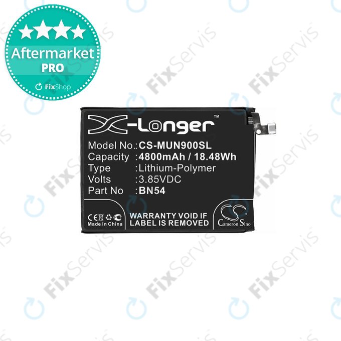 Xiaomi Redmi 9 M2004J19G, Note 9 M2003J15SC M2003J15SG - Batéria BN54 4800mAh HQ