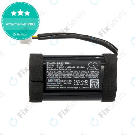 Batéria pre Bang & Olufsen Beoplay P6, 3400mAh, Li-Ion, 7.4V, C129D1, HQ