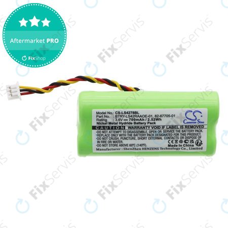 Batéria pre Symbol DS6878, LS4278, 700mAh, Ni-MH, 3.6V, BTRY-LS42RAAOE-01, HQ