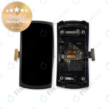 Samsung Gear Fit 2 SM-R360 - LCD Displej + Dotykové Sklo + Rám (Gray) - GH97-19001A, GH97-19201A Genuine Service Pack