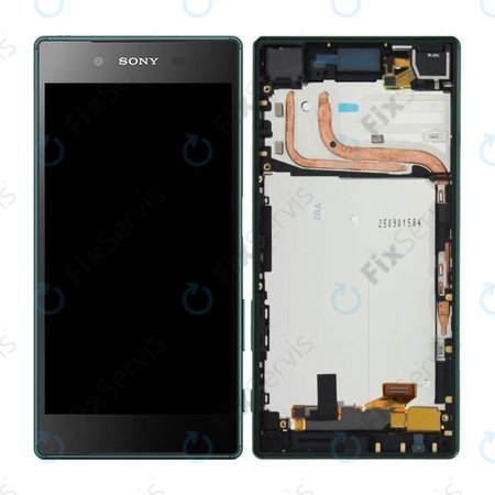 Sony Xperia Z5 Dual E6683 - LCD Displej + Dotykové Sklo + Rám (Zelená) - 1298-5924