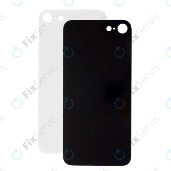 Apple iPhone 8 - Sklo Zadného Housingu (Silver)