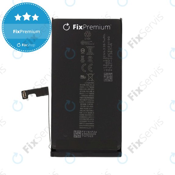 Batéria pre iPhone 15, 3349mAh, A3018, FixPremium