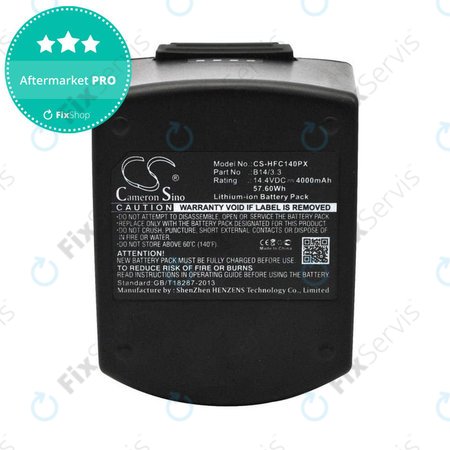Batéria pre Hilti SFC14-A, SFH140A, 4000mAh, Li-Ion, 14.4V, B14/3.3, HQ