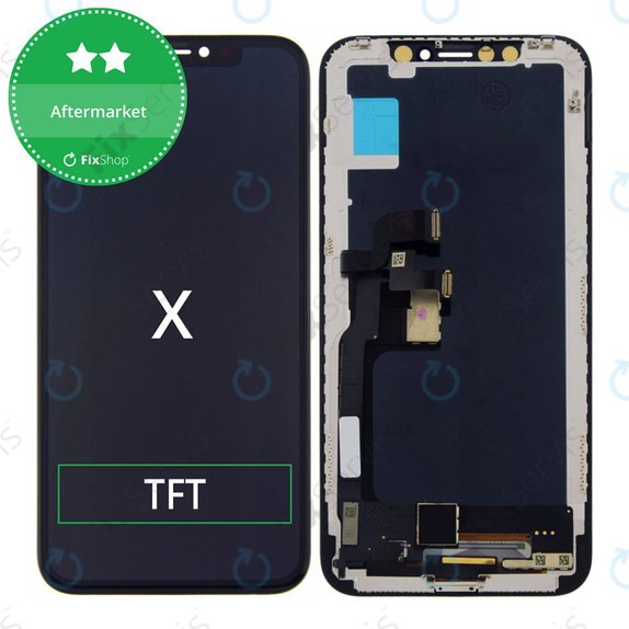 Displej pre iPhone X, Dotykové sklo s rámom