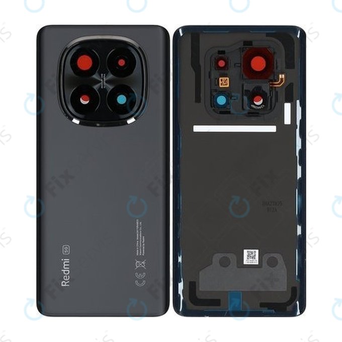 Xiaomi Redmi Note 14 Pro+ 5G 24094RAD4G - Batériový Kryt (Midnight Black) - 5600240O16U00 Genuine Service Pack