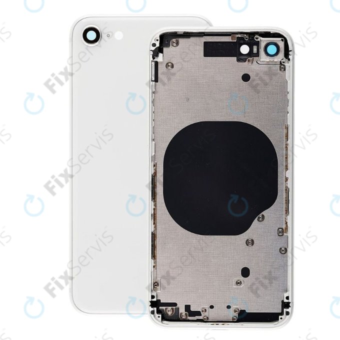 Apple iPhone SE (2nd Gen 2020) - Zadný Housing (White)