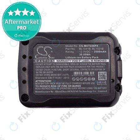 Makita CXT, C, D, F, H, J, P, R, S, T-series - Batéria BL10xx Li-Ion 2500mAh HQ