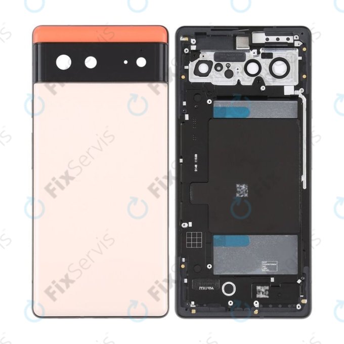 Google Pixel 6 - Zadný Housing (Kinda Coral)