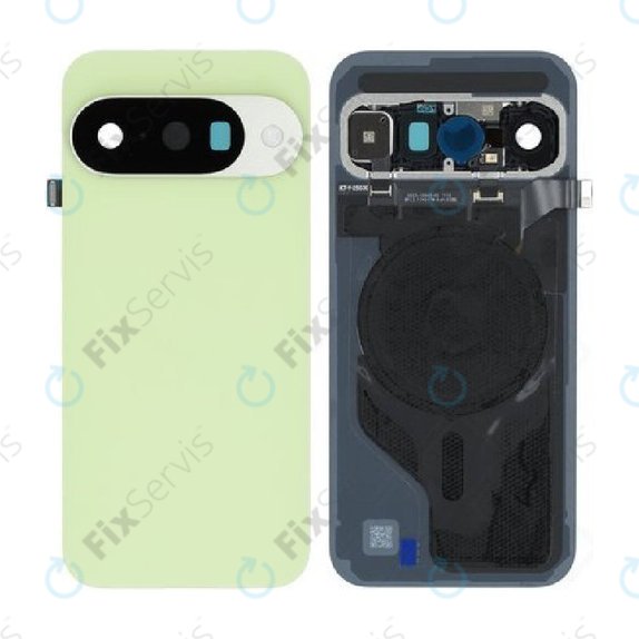 Batériový kryt komplet pre Google Pixel 10, Lime Green