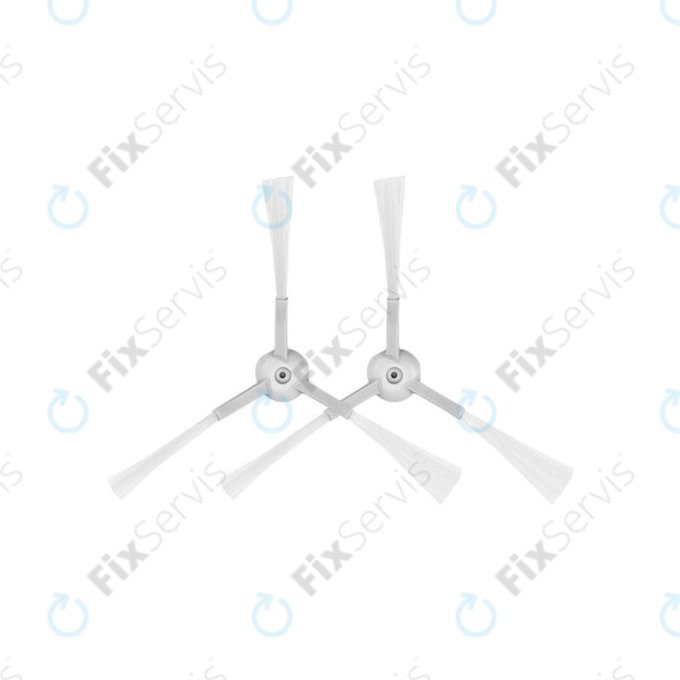 Xiaomi Mi Robot Vacuum Mop Essential (Mijia G1) - Bočná Kefa (Biela) - 2ks