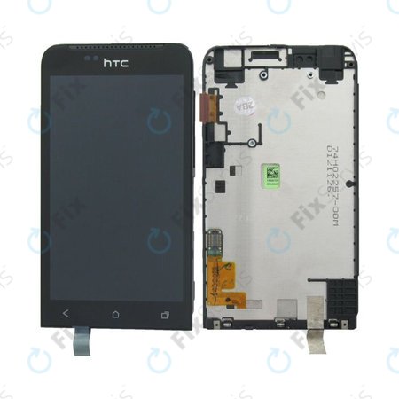 HTC One V - LCD Displej + Dotykové Sklo + Rám - 80H01297-00, 80H01297-03 Genuine Service Pack