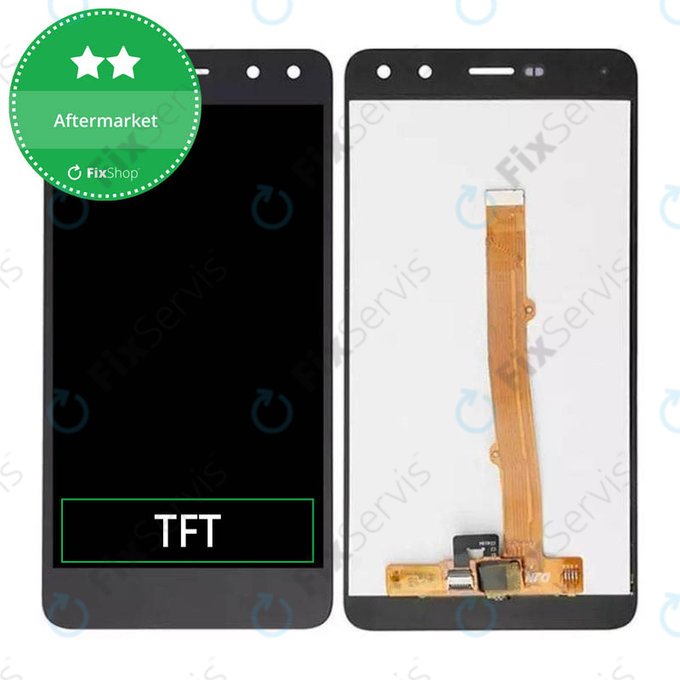 Huawei Y6 (2017) - LCD Displej + Dotykové Sklo (Black) TFT