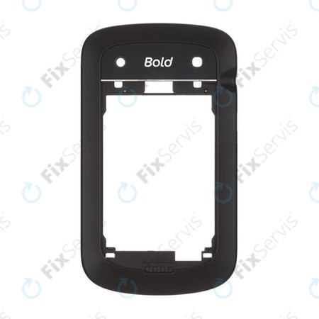 Blackberry Bold Touch 9900 - Stredový rám - čierna