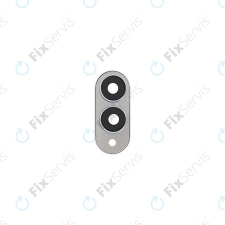 Samsung Galaxy S25 Edge - Sklíčko Zadnej Kamery + Rám (Titanium Silver)