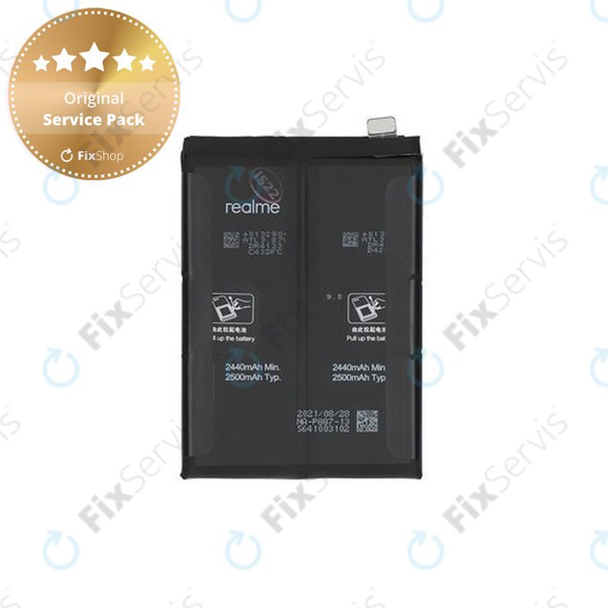 Realme GT 2 Pro 5G RMX3301 RMX3300, GT Neo 2 5G RMX3370 - Batéria BLP887 5000mAh - 4908703 Genuine Service Pack