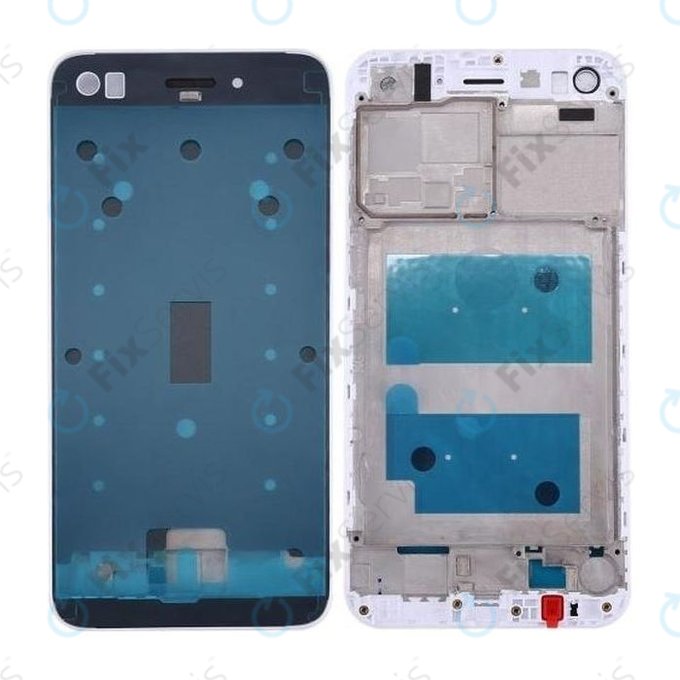 Huawei P9 Lite Mini, Y6 Pro (2017) - Predný Rám (White)