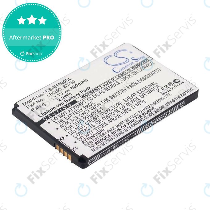 Batéria pre Motorola Wilder, 800mAh, Li-Ion, 3.7V, BQ50, HQ