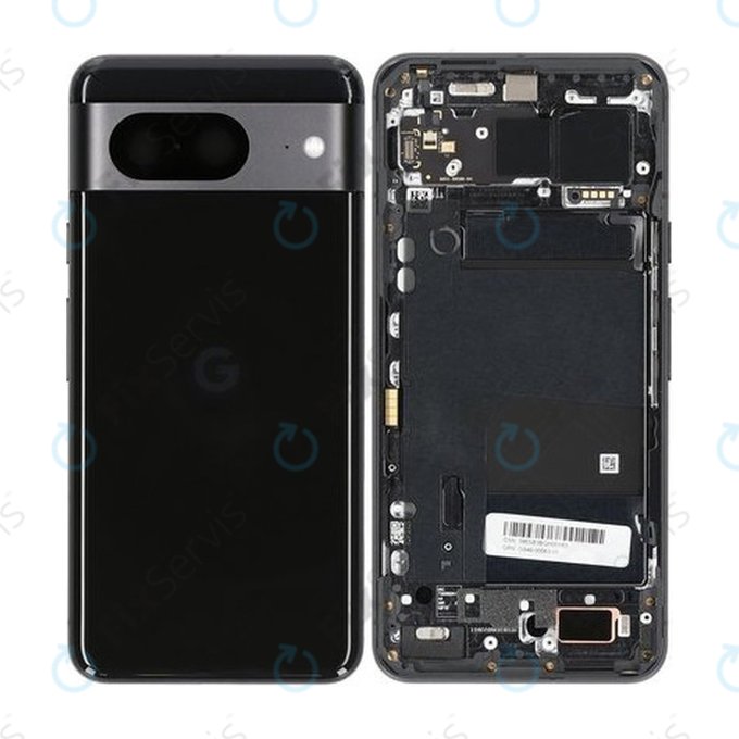 Google Pixel 8 GKWS6 G9BQD - Batériový Kryt (Obsidian) - G949-00563-01 Genuine Service Pack