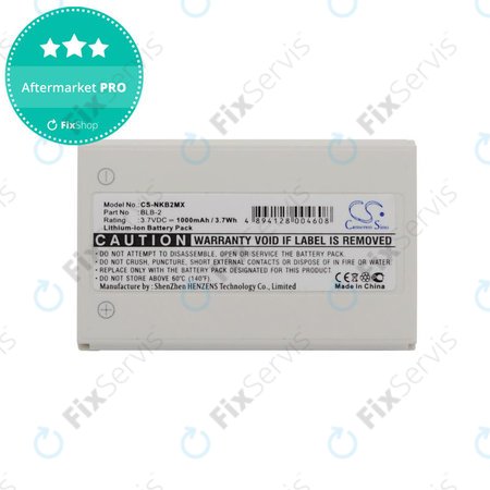 Batéria pre Nokia 3610, 6510, 8310, 1000mAh, Li-Ion, 3.7V, BLB-2, HQ