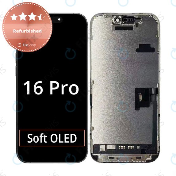Displej pre iPhone 16 Pro, Dotykové sklo s rámom, Refurbished