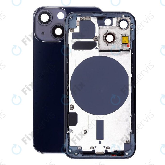 Apple iPhone 13 Mini - Zadný Housing (Midnight)