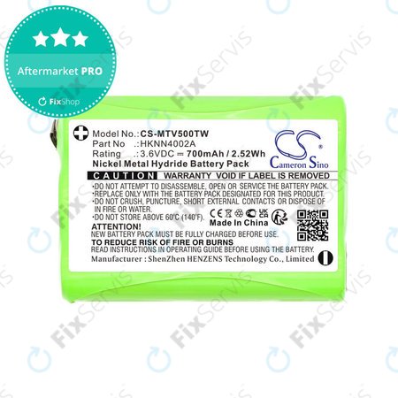 Batéria pre Motorola Talkabout T280, T200, T82, T82 Extreme, 700mAh, Ni-MH, 3.6V, HKNN4002A, HQ