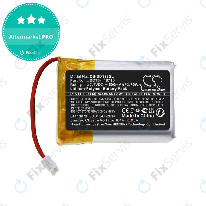 Batéria pre Sportdog Sd-1275/875, 500mAh, Li-Pol, 7.4V, SDT54-16749, HQ