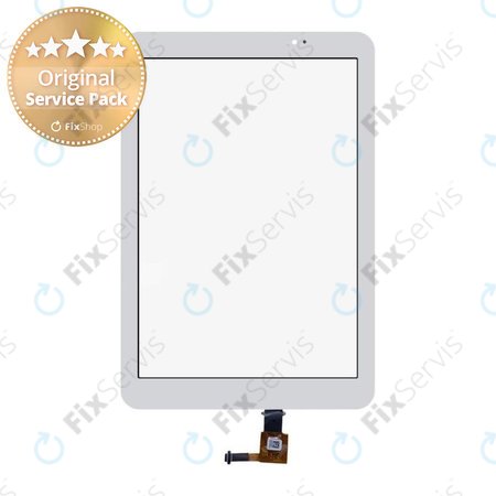 Huawei Mediapad T1 10 - Dotykové Sklo + Rám (White) - 02350GUR Genuine Service Pack