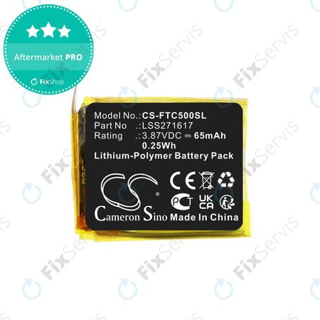 Batéria pre Fitbit Charge 5, 65mAh, Li-Pol, 3.87V, LSS271617, HQ