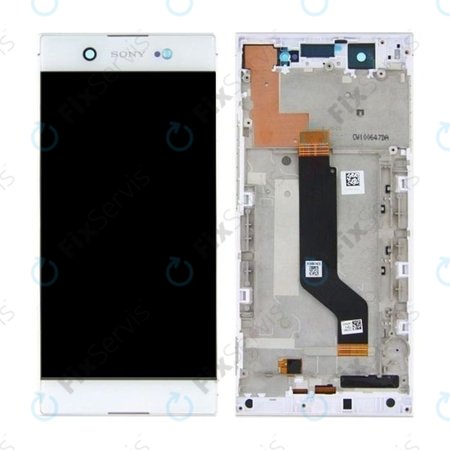 Sony Xperia XA1 Ultra G3221 - LCD Displej + Dotykové Sklo + Rám (Biela) - 78PB3400020, 78PB3400100