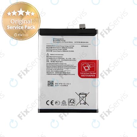 OnePlus Nord N100 BE2013 BE2015 - Batéria BLP813 5000mAh - 1031100034 Genuine Service Pack