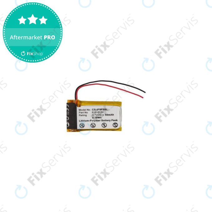 Apple iPod Shuffle (4th Gen, 5th Gen) - Batéria 616-0150 50mAh HQ