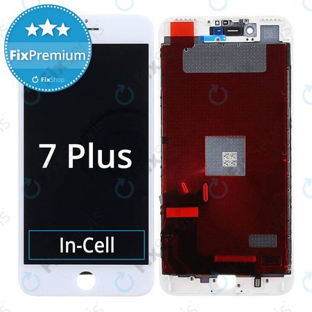 Apple iPhone 7 Plus - LCD Displej + Dotykové Sklo + Rám (White) In-Cell FixPremium