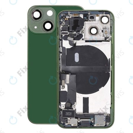 Apple iPhone 13 Mini - Zadný Housing s Malými Dielmi (Green)