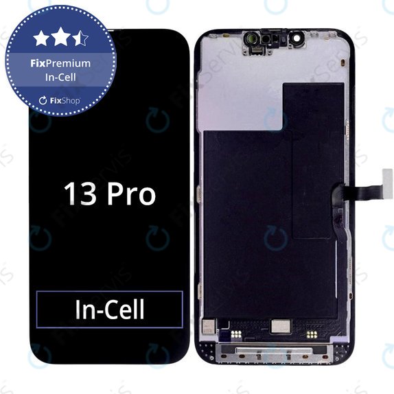 Displej In-Cell FHD pre iPhone 13 Pro, Dotykové sklo s rámom, FixPremium