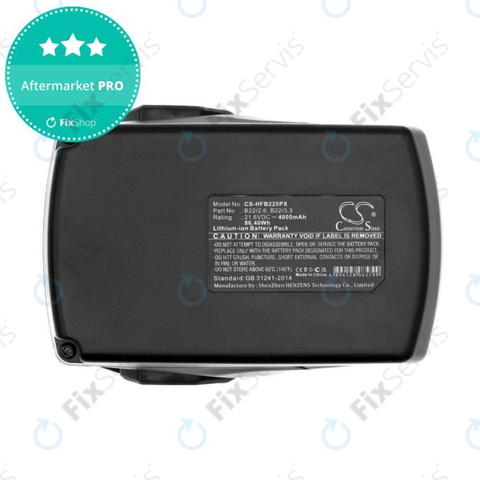 Batéria pre Hilti B22 Ag 125-A22, Wsr 22-A, 4000mAh, Li-Ion, 21.6V, B22/2.6, HQ