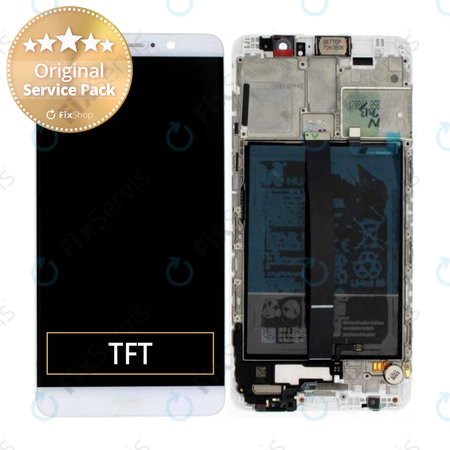 Huawei Mate 9 - LCD Displej + Dotykové Sklo + Rám + Batéria (Space Grey) - 02351BAS Genuine Service Pack