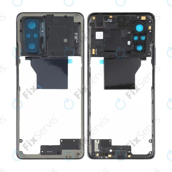 Xiaomi Redmi Note 10 Pro - Stredný Rám (Onyx Grey)