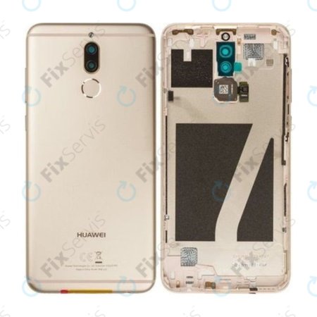 Huawei Mate 10 Lite RNE-L21 - Batériový Kryt + Senzor Odtlačku Prsta (Gold) - 02351QXP, 02351QQC Genuine Service Pack