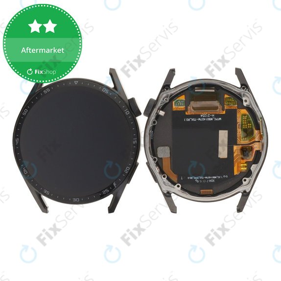 Huawei Watch GT 3 46mm JPT-B19 - LCD Displej + Dotykové Sklo + Rám (Black)