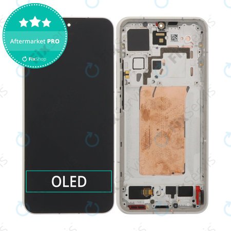 Xiaomi 15 5G - LCD Displej + Dotykové Sklo + Rám (White) OLED
