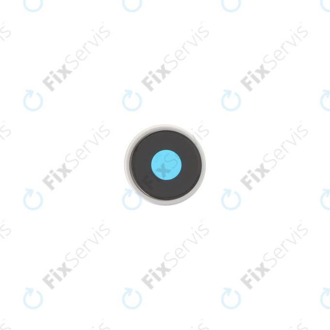 Apple iPhone 16e - Sklíčko Zadnej Kamery s Rámom (White)