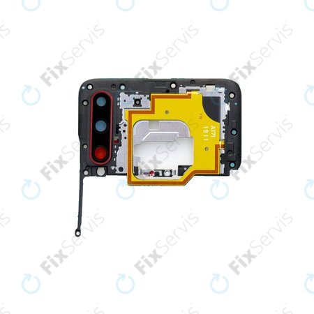 Huawei Honor 20 Lite - Rám + Sklíčko Zadnej Kamery + NFC (Phantom Red) - 02352QMN Genuine Service Pack