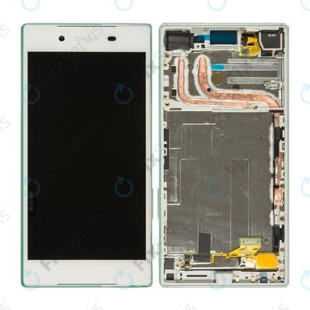 Sony Xperia Z5 Dual E6683 - LCD Displej + Dotykové Sklo + Rám (Biela) - 1298-5921