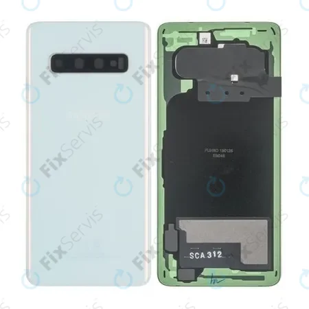 Samsung Galaxy S10 G973F - Batériový Kryt (Prism White) - GH82-18378F Genuine Service Pack