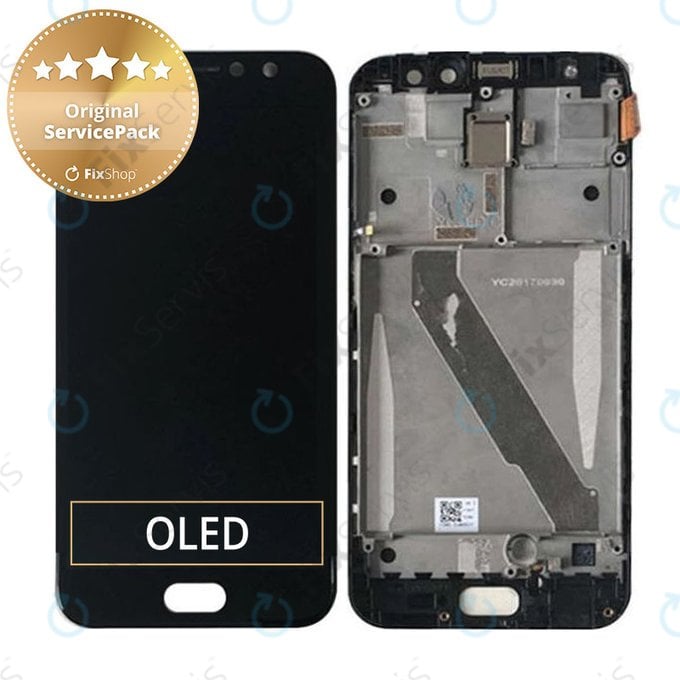 Asus Zenfone 4 Selfie Pro ZD552KL - LCD Displej + Dotykové Sklo + Rám (Deepsea Black) - 90AZ01M7-R20010, 90AZ01M7-R20011 Genuine Service Pack