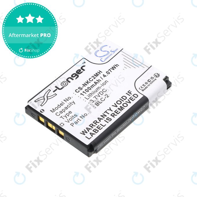 Batéria pre Nokia 3310, 3330, 1220, 1260, 3560, 5510, 6650, 6800, BLC-2, Li-ion, 3.7V, 1100mAh, HQ