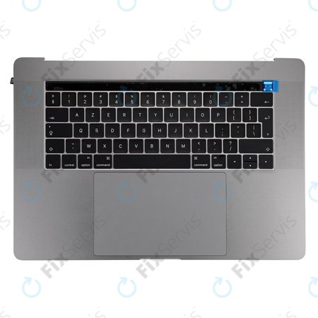 Apple MacBook Pro 15" A1707 (Late 2016 - Mid 2017) - Horný Rám Klávesnice + Klávesnica UK + Mikrofón + Trackpad + Reproduktory (Space Gray)